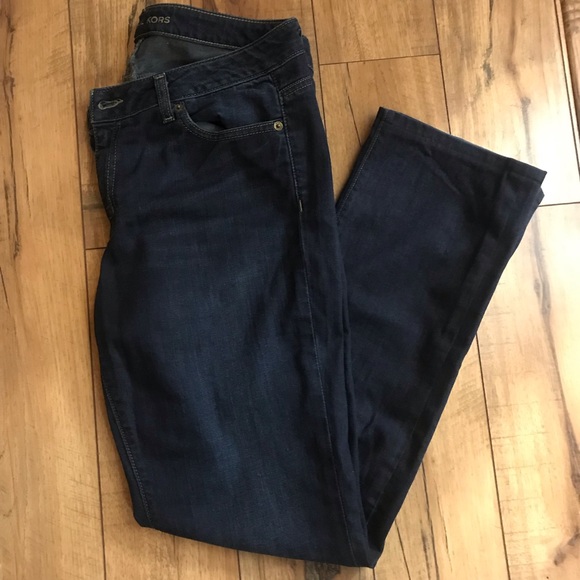 Michael Kors Bootcut Dark Wash Mid-Rise Jeans - Picture 2 of 8